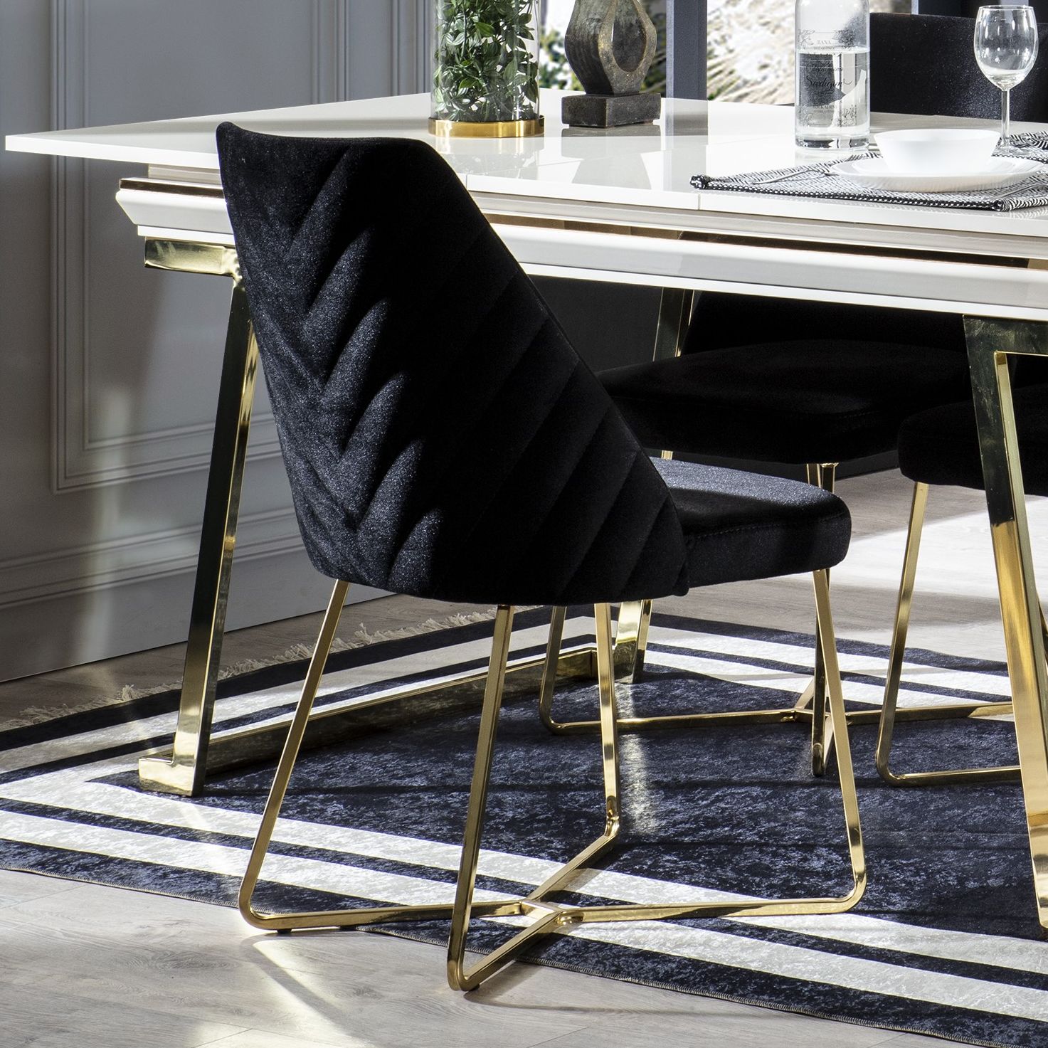 Palermo luxury Yemek Odası Takımı Sandalye