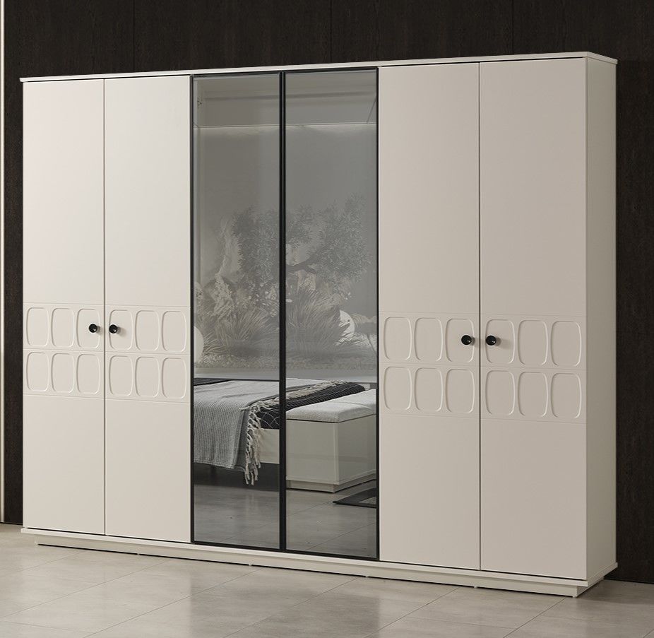 Petek Modern 6 Kapaklı Gardırop