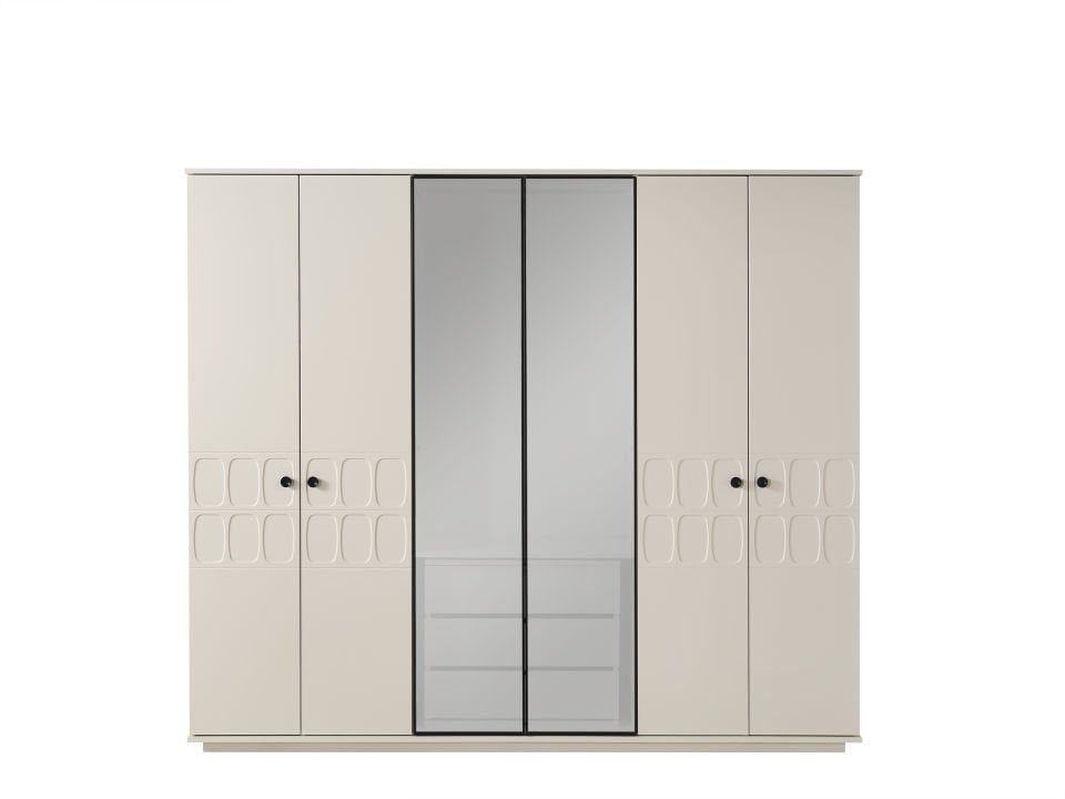 Petek Modern 6 Kapaklı Gardırop