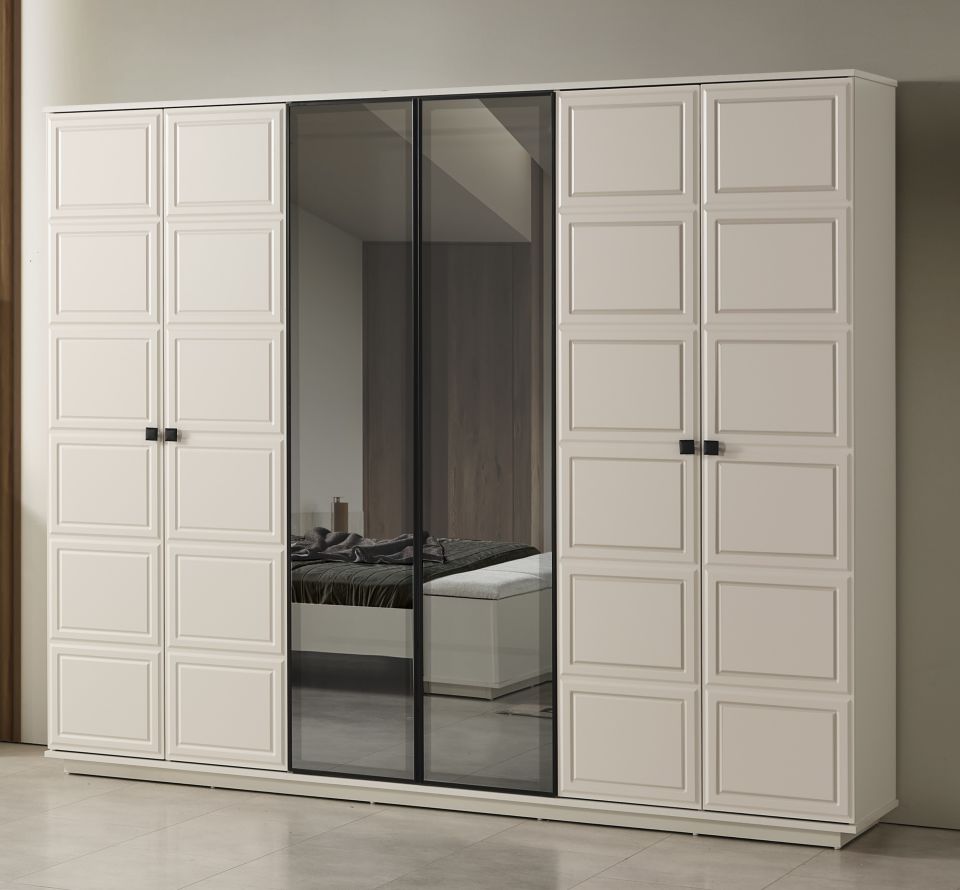 Vizyon Modern 6 Kapaklı Gardırop