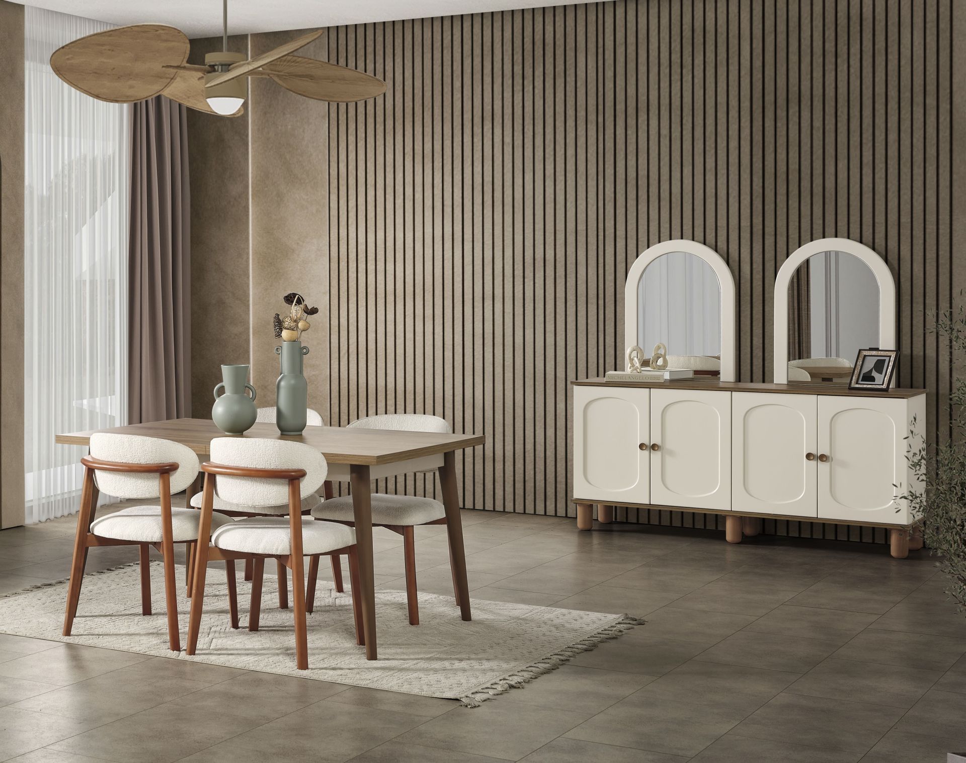 Sude Bohem Yemek Odası Takımı