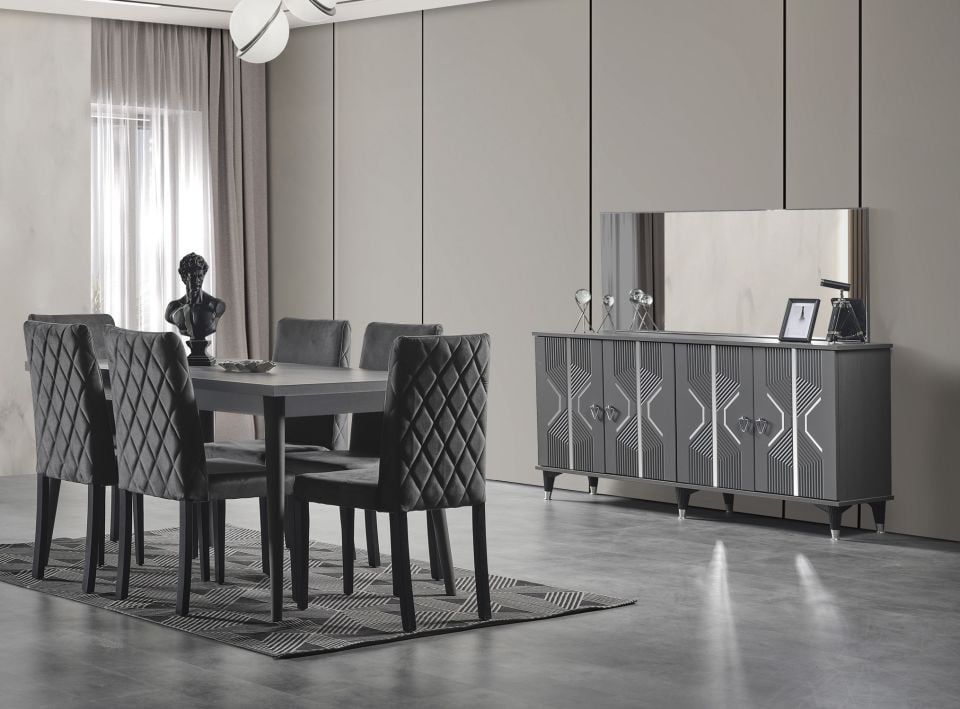 Zümrüt Luxury Yemek Odası Takımı