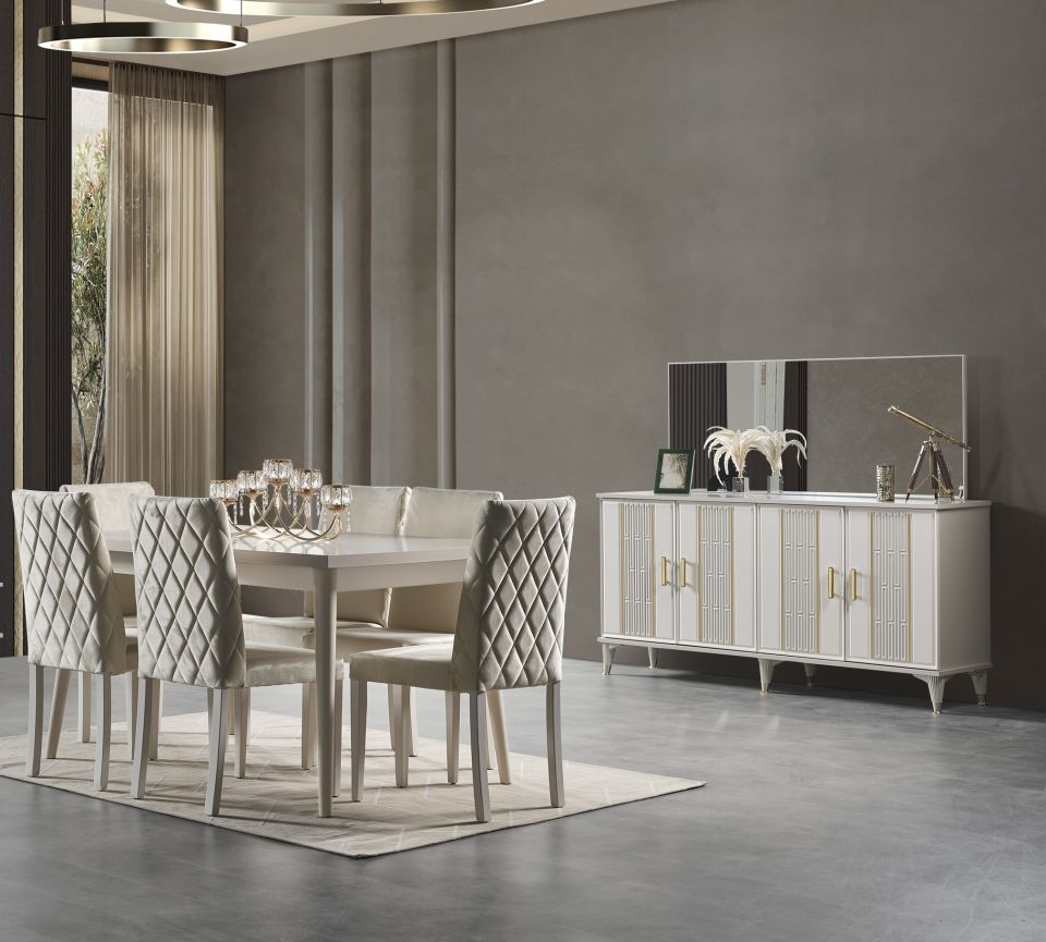 İnci Luxury Yemek Odası Takımı