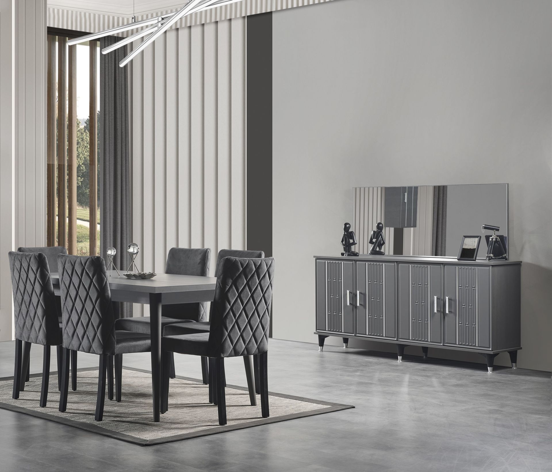 Pırlanta Luxury Yemek Odası Takımı