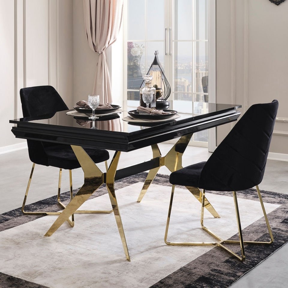 Masarati Luxury Gold Açılır Masa Açılır Masa