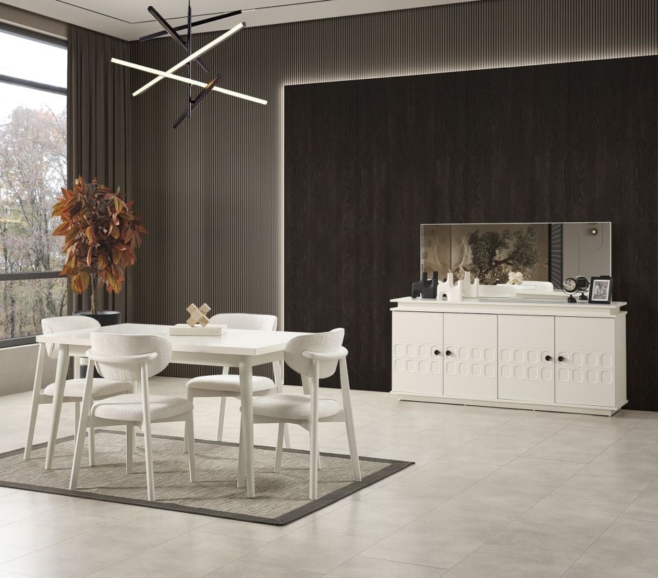 Petek Modern Yemek Odası Takımı