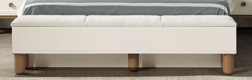 Sude Bohem Yatak Odası Takımı Karyola Sandıklı Bench