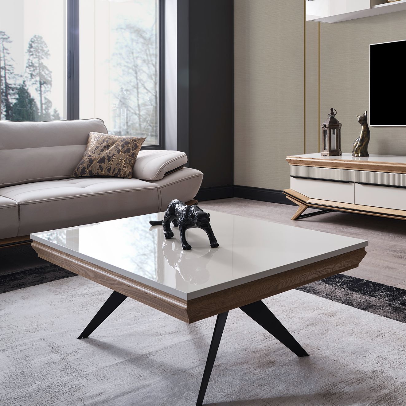 Elize Modern Yemek Odası Takımı Orta Sehpa