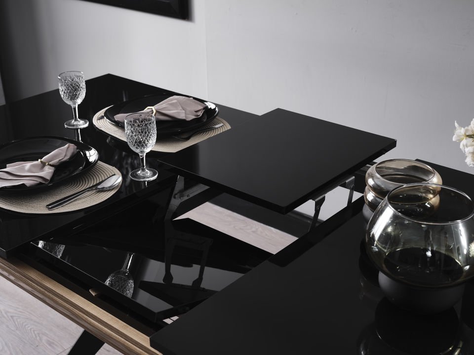 Okyanus Modern Yemek Odası Takımı Açılır Masa