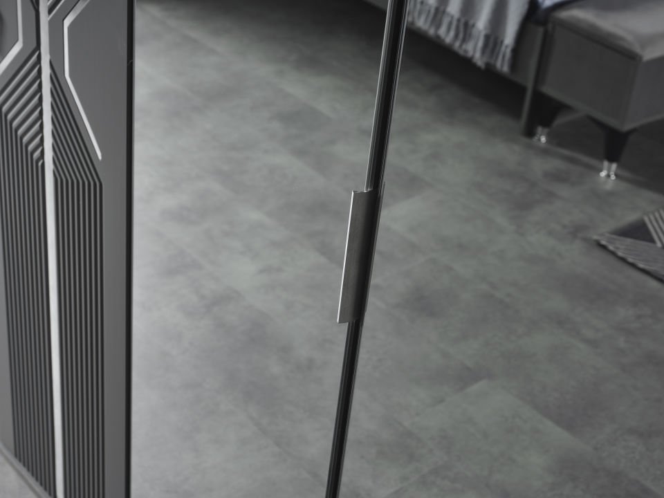 Zümrüt Luxury Yatak Odası Takımı 6 Kapaklı Gardırop
