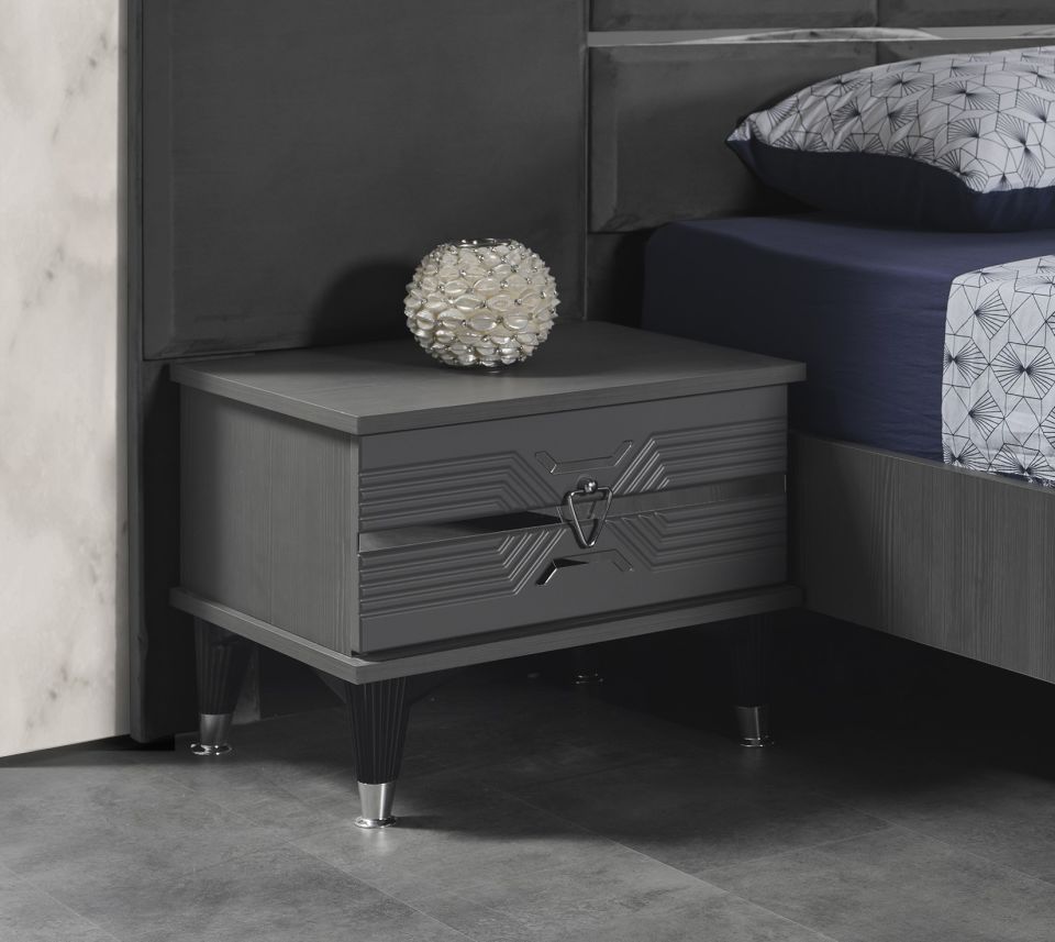 Zümrüt Luxury Yatak Odası Takımı Komodin Takım