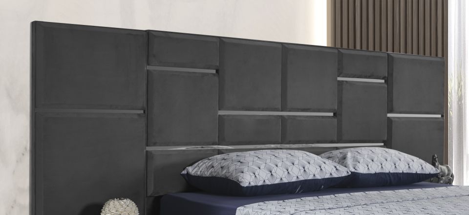 Zümrüt Luxury Yatak Odası Takımı Panolu Karyola