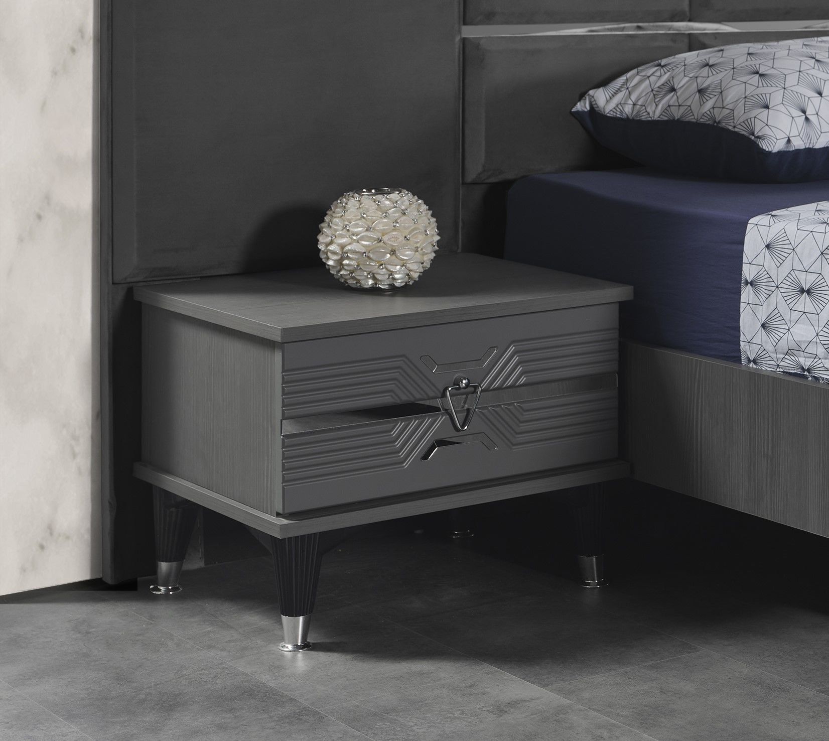 Zümrüt Luxury Komodin Takım Komodin Takım