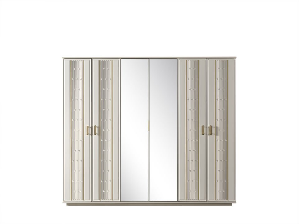 İnci Luxury 6 Kapaklı Gardırop 6 Kapaklı Gardırop