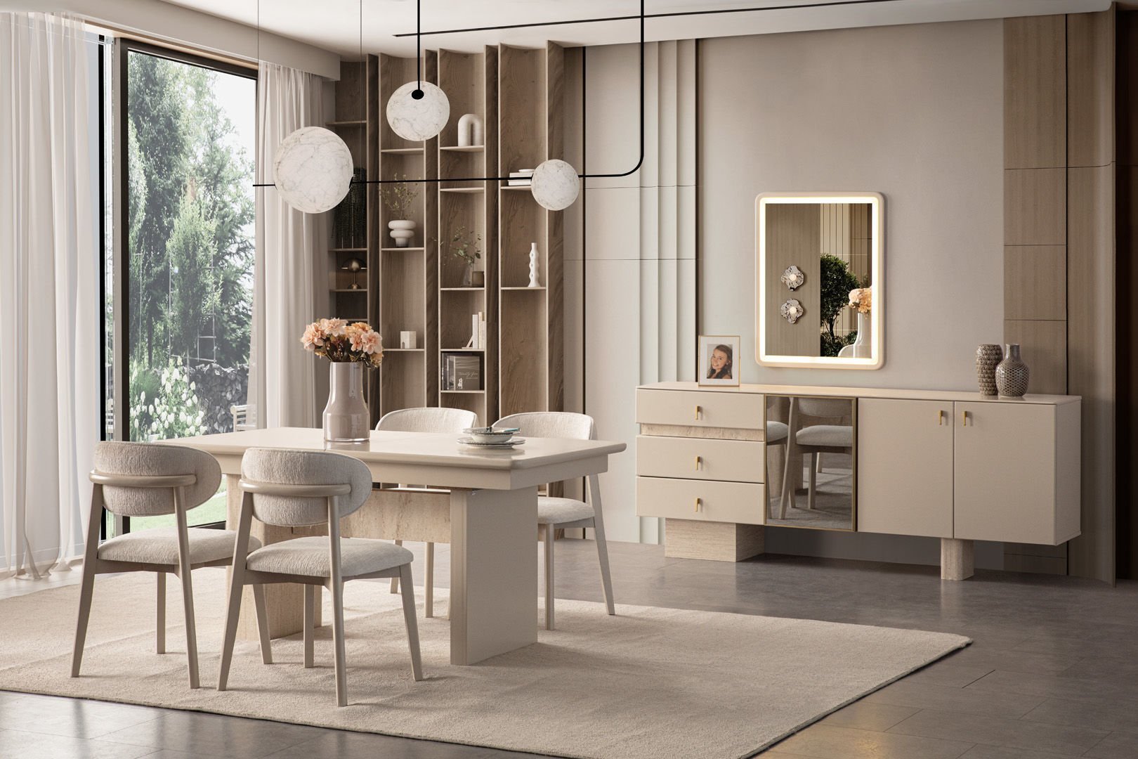 Tetra Modern Yemek Odası Takımı