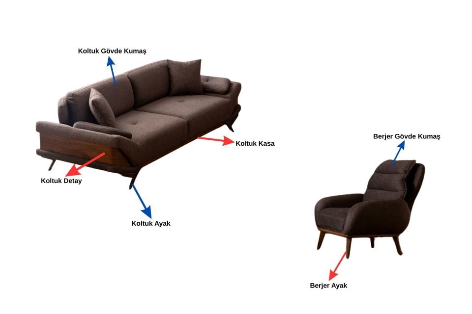 Milano Modern Koltuk Takımı