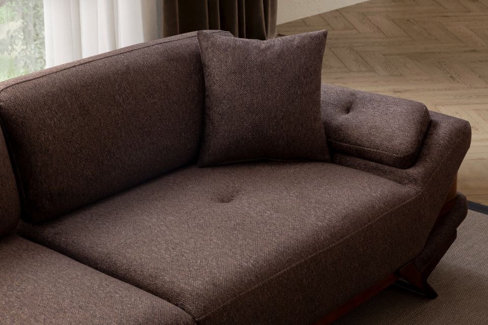 Milano Modern Üçlü Koltuk