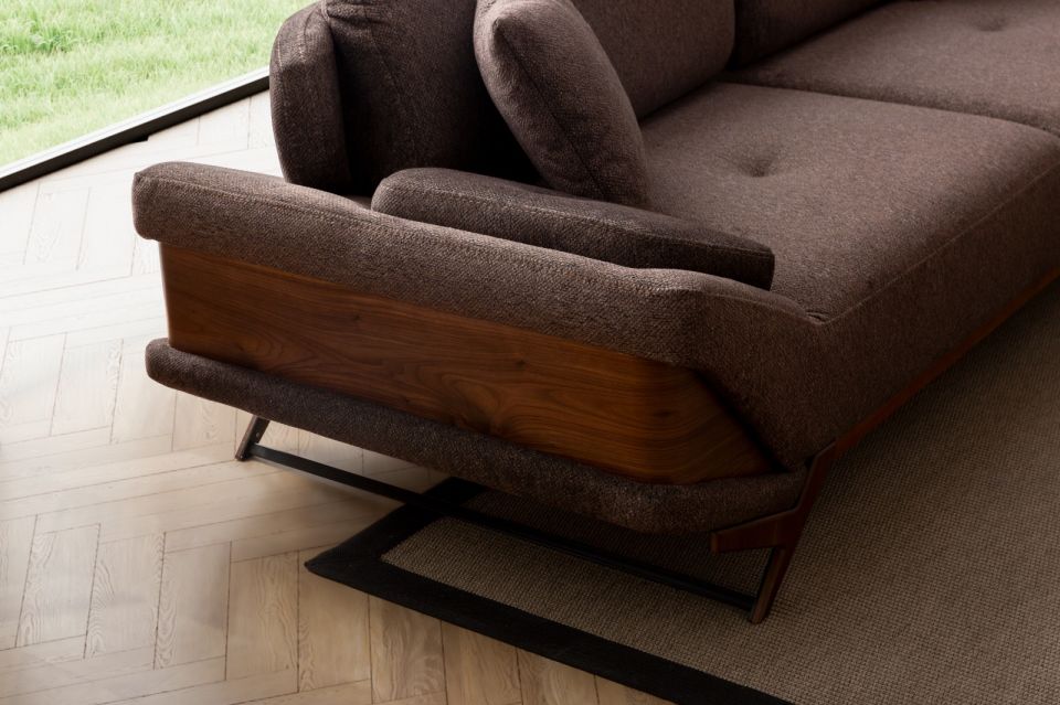 Milano Modern Üçlü Koltuk