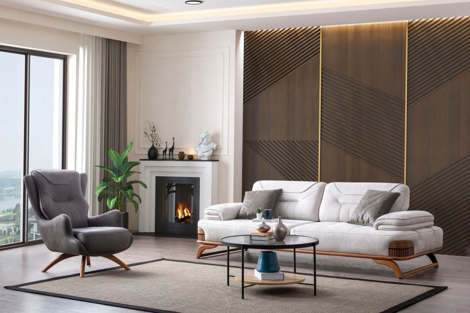 Jaguar Modern Dinlenmeli Koltuk Takımı