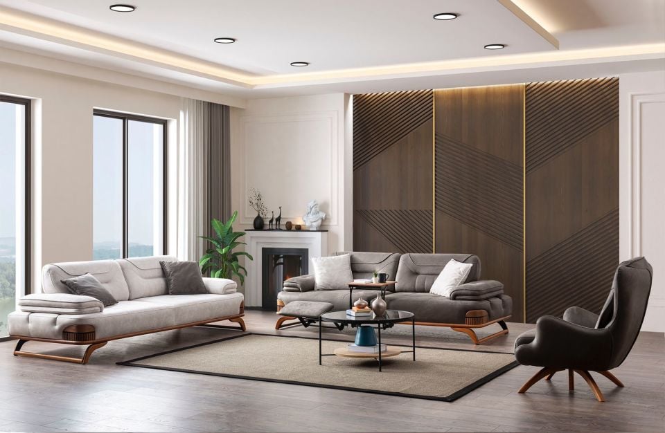 Jaguar Modern Dinlenmeli Koltuk Takımı