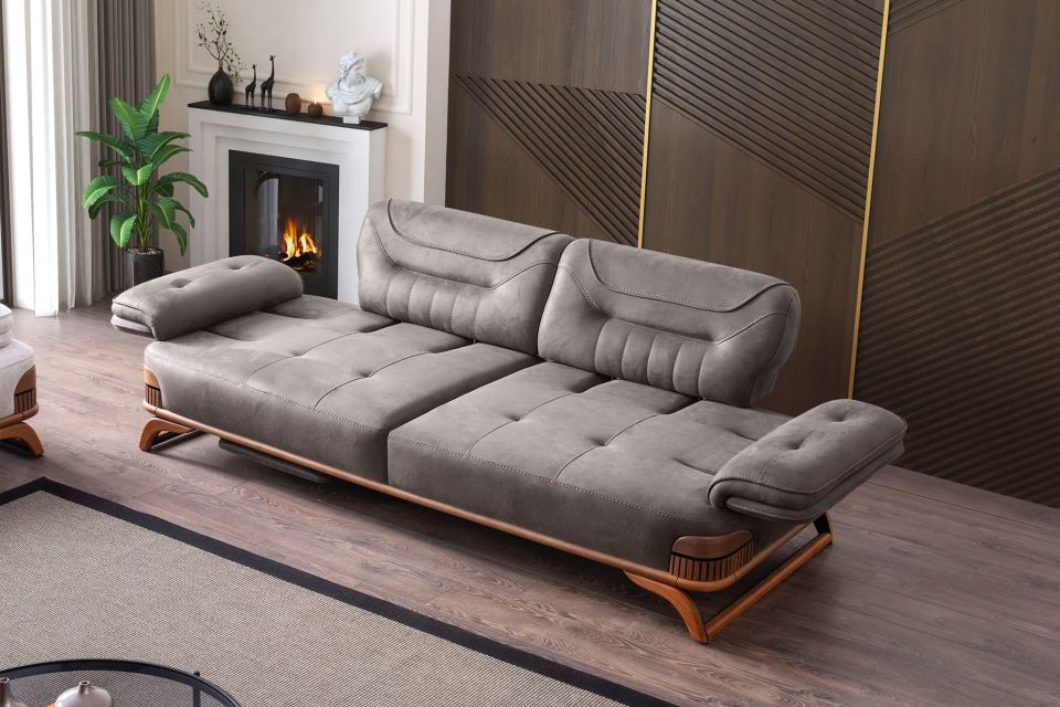 Jaguar Modern Üçlü Koltuk