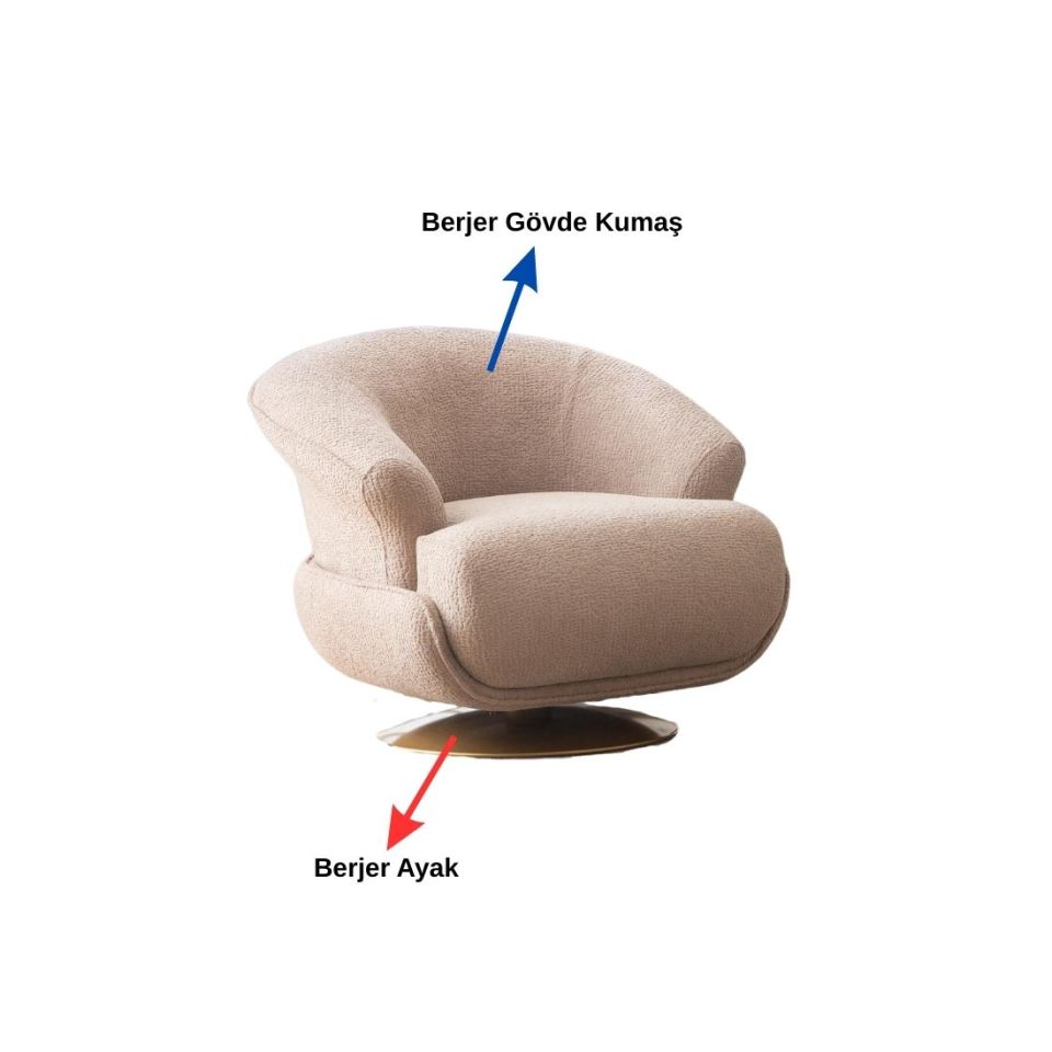 Siesta Modern Koltuk Takımı Berjer