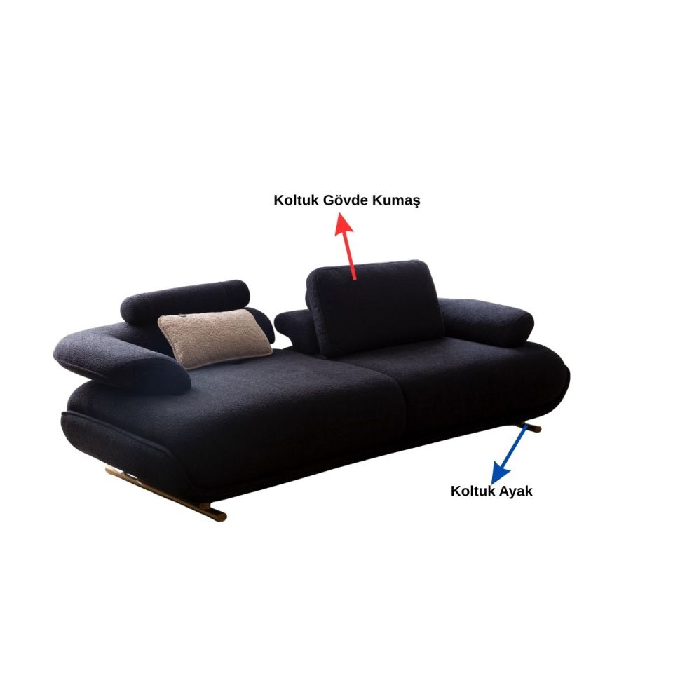 Siesta Modern Üçlü Koltuk Üçlü Koltuk