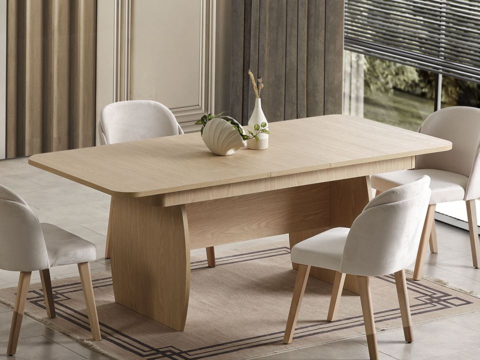 Star Modern Yemek Odası Takımı Açılır Masa