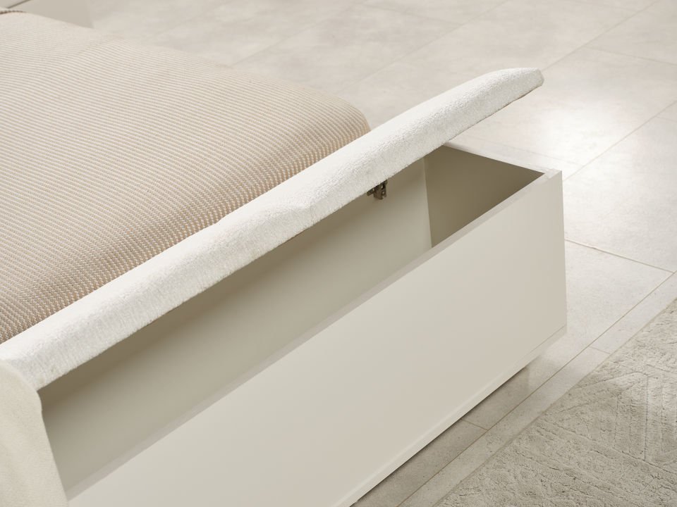 Masal Modern Yatak Odası Takımı Karyola Sandıklı Bench