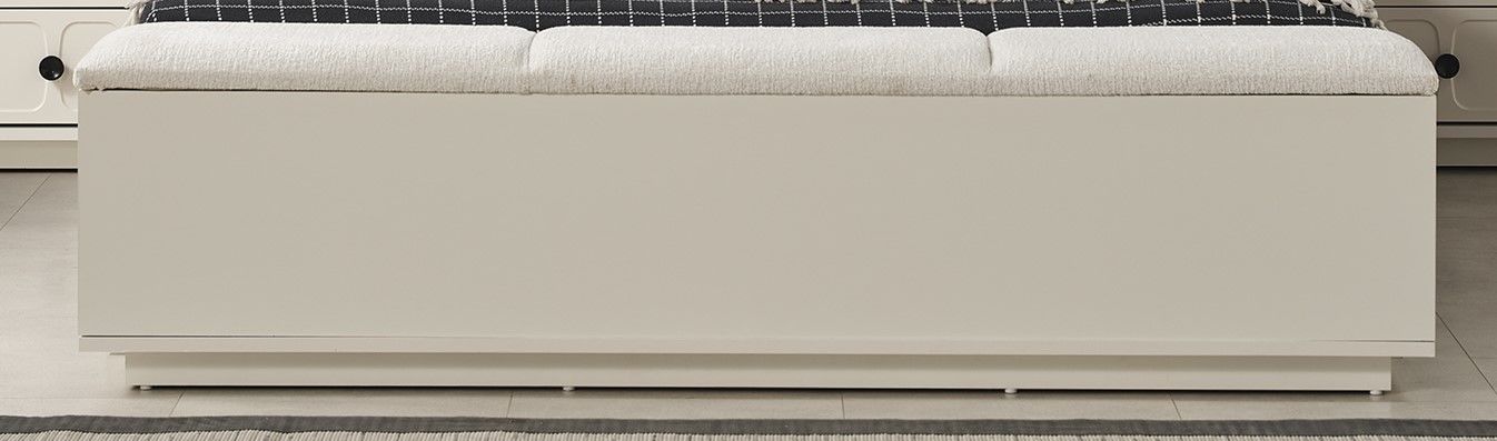 Petek Modern Yatak Odası Takımı Karyola Sandıklı Bench