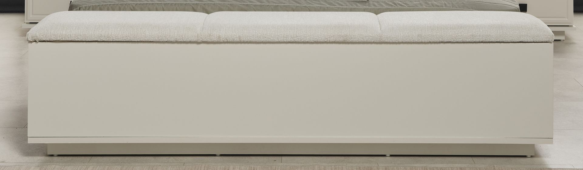 Vizyon Modern Yatak Odası Takımı Karyola Sandıklı Bench