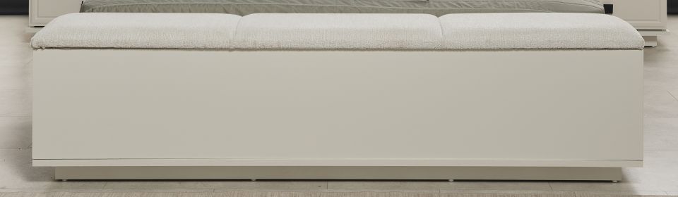 Vizyon Modern Yatak Odası Takımı Karyola Sandıklı Bench