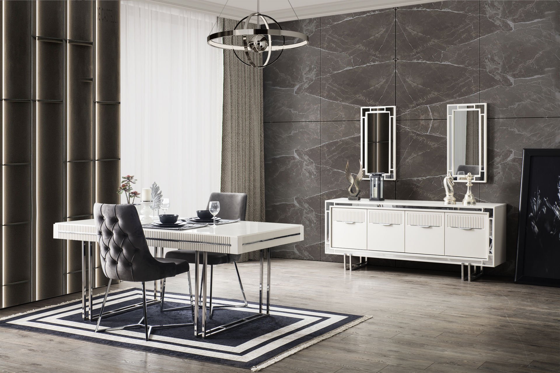 Aspendos Modern Yemek Odası Takımı