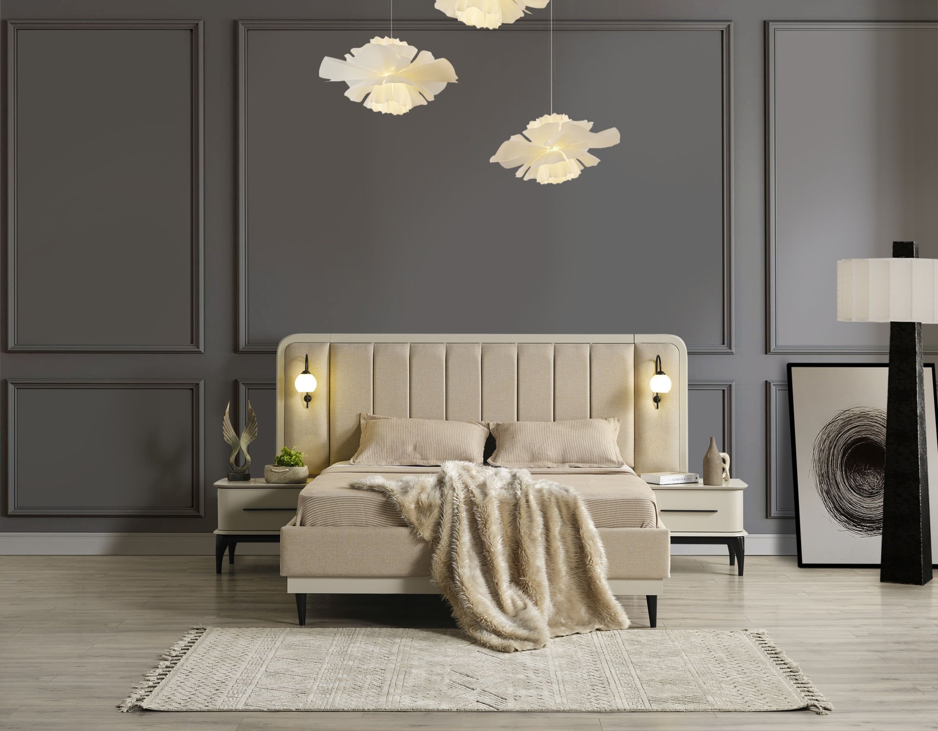 Destan Modern Panolu Karyola