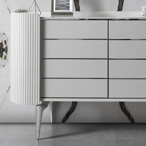 Karya Sis Gri Modern Şifonyer