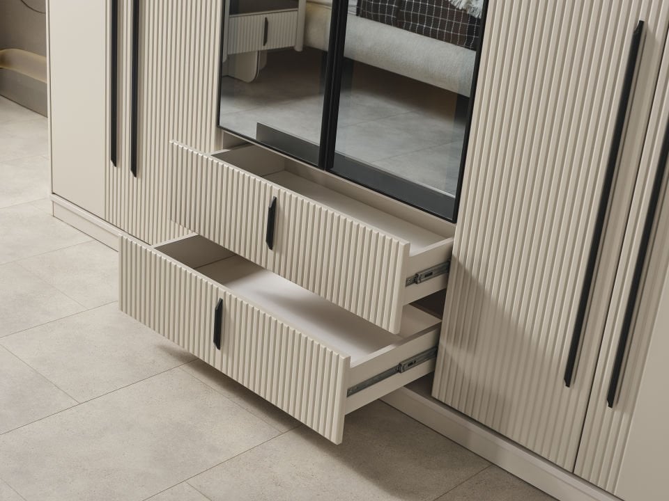 Berlin Modern 6 Kapaklı Gardırop