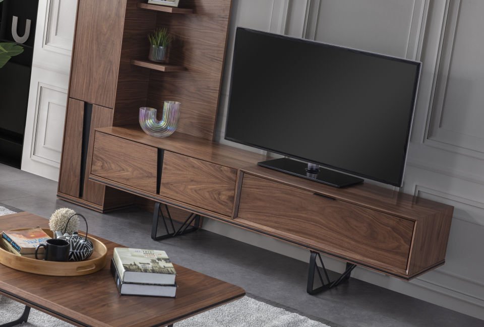 Lavinya Modern Ceviz Tv Ünite