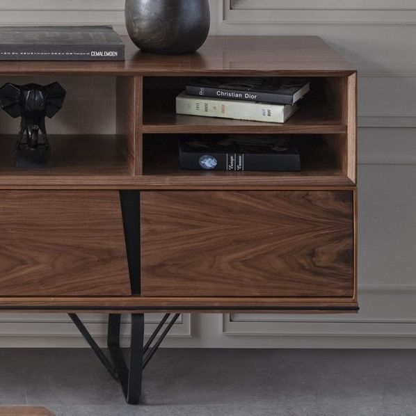 Lavinya Modern Ceviz Konsol