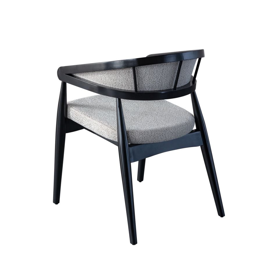 Lavinya Modern Siyah Yemek Odası Takımı