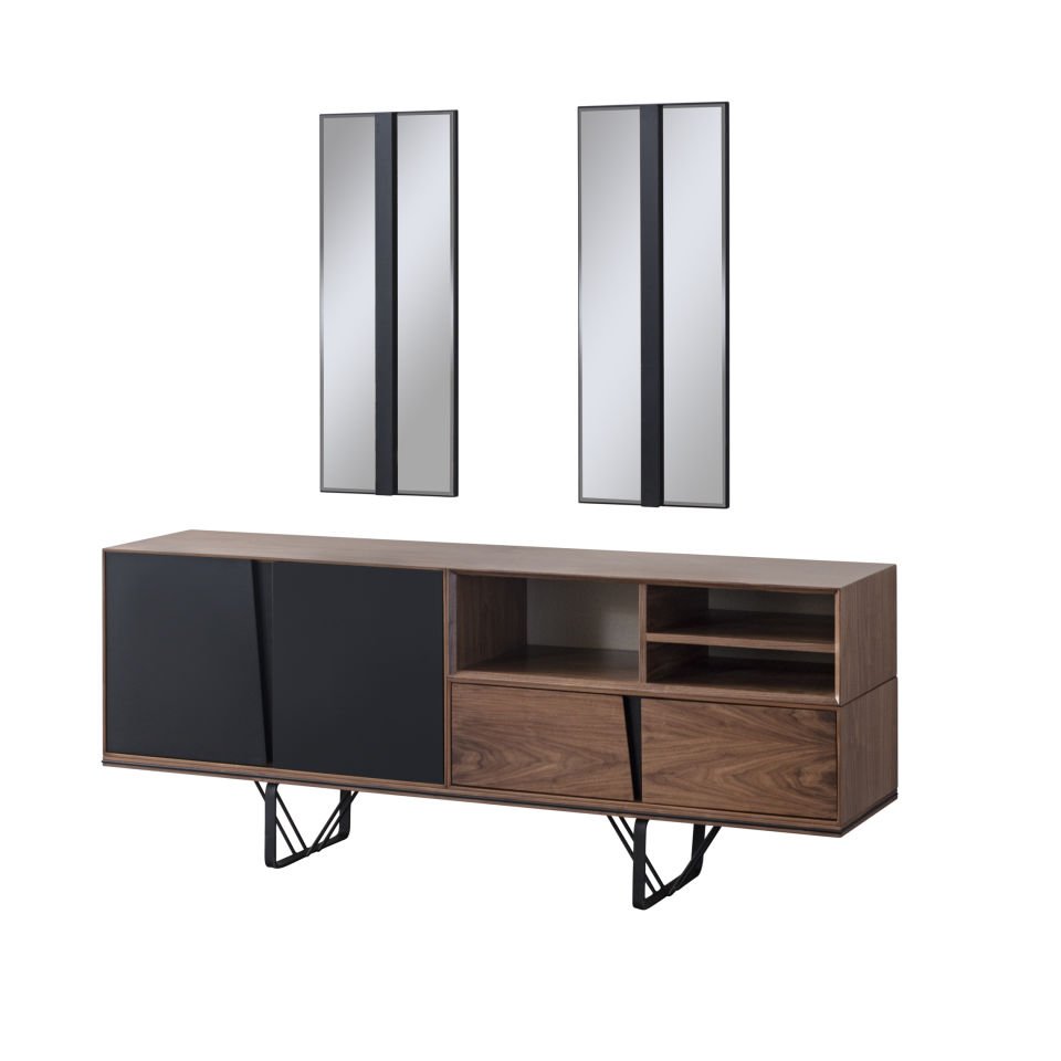 Lavinya Modern Siyah Konsol