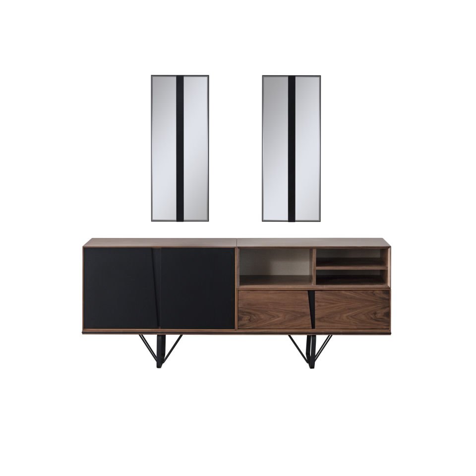 Lavinya Modern Siyah Konsol