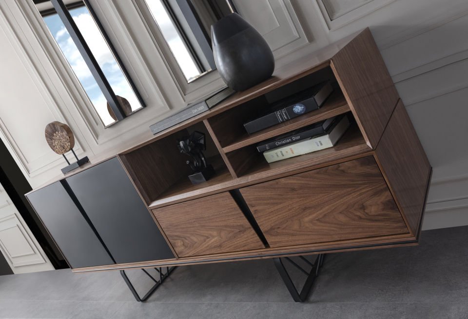 Lavinya Modern Siyah Konsol