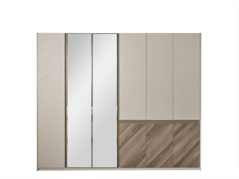 Zeron Modern 9 Kapaklı Gardırop