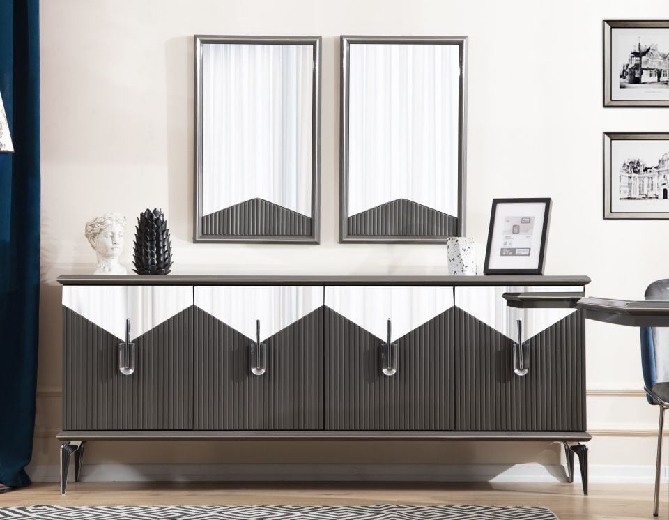 Biga Bronz Luxury Yemek Odası Takımı