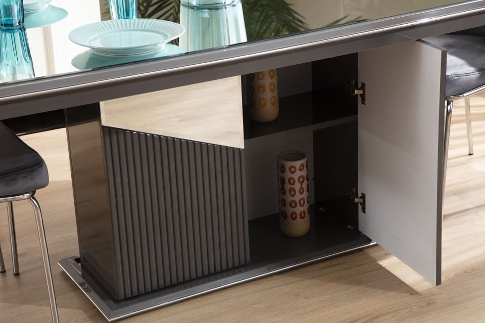 Biga Bronz Luxury Yemek Odası Takımı