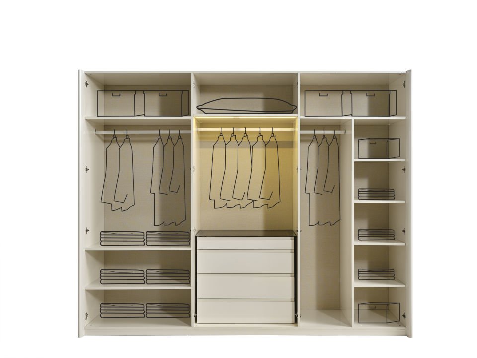 Petron Modern 6 Kapaklı Gardırop