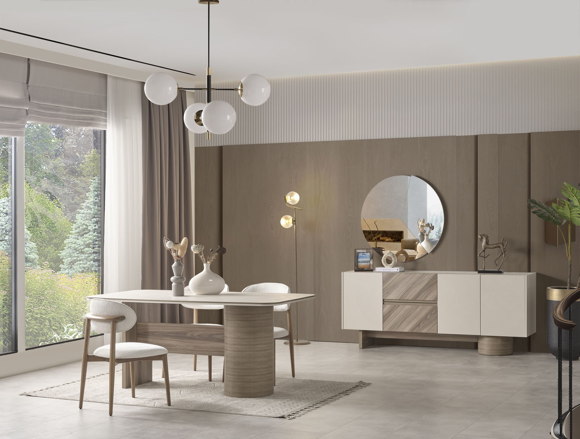 Zeron Modern Yemek Odası Takımı