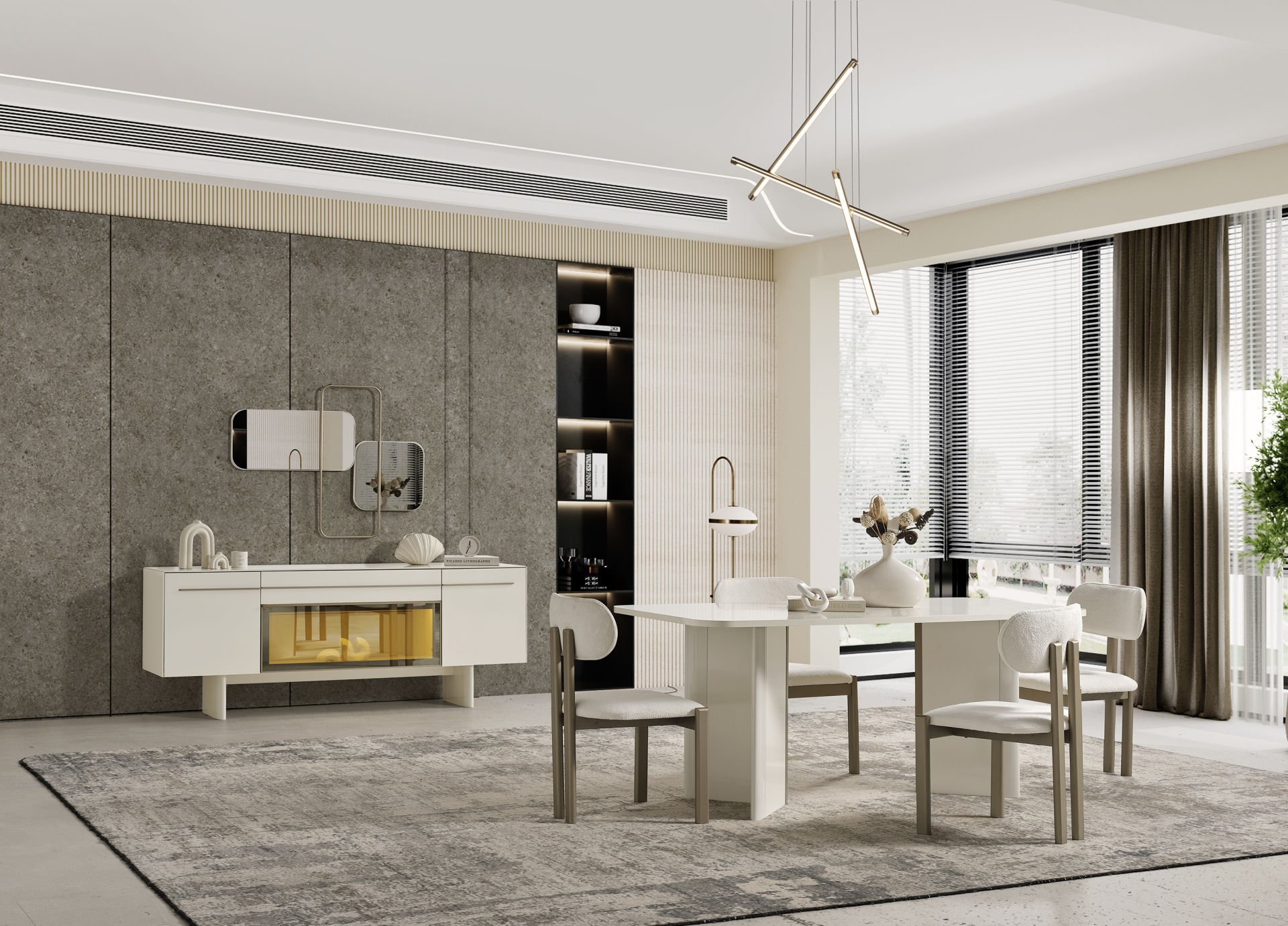 Petron Modern Yemek Odası Takımı