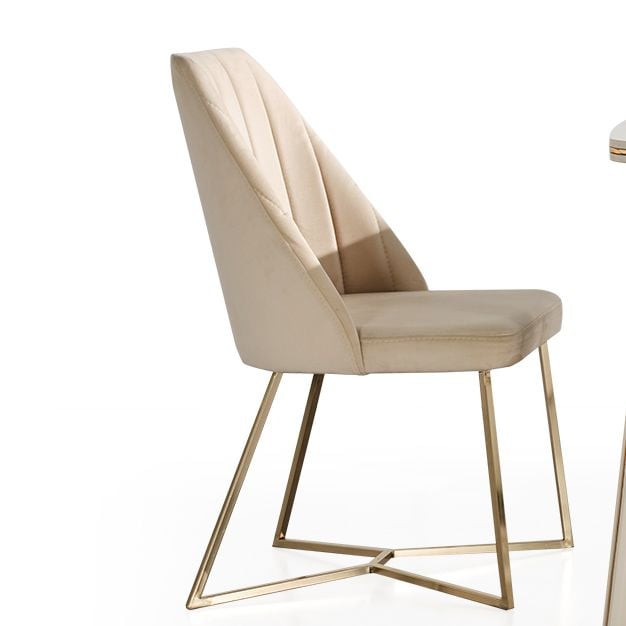 Karya Krem Luxury Sandalye