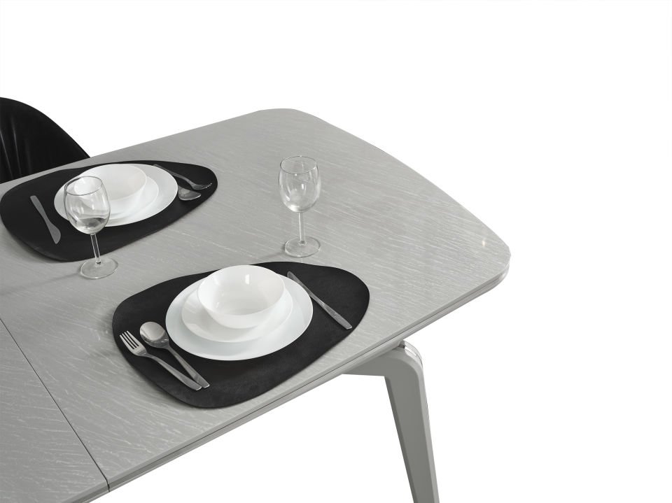 Karya Sis Gri Luxury Açılır Masa
